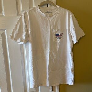 Vineyard Vines Classic White Tee with Logo